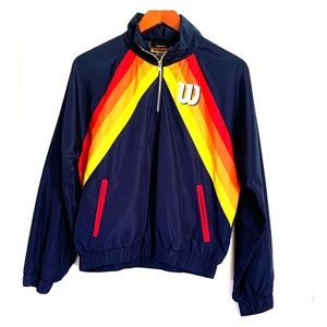 Forever 21 x Wilson Windbreaker 1/4 Zip